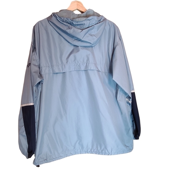 Columbia blue white long-sleeved zip-up women's jacket - Picture 2 of 15